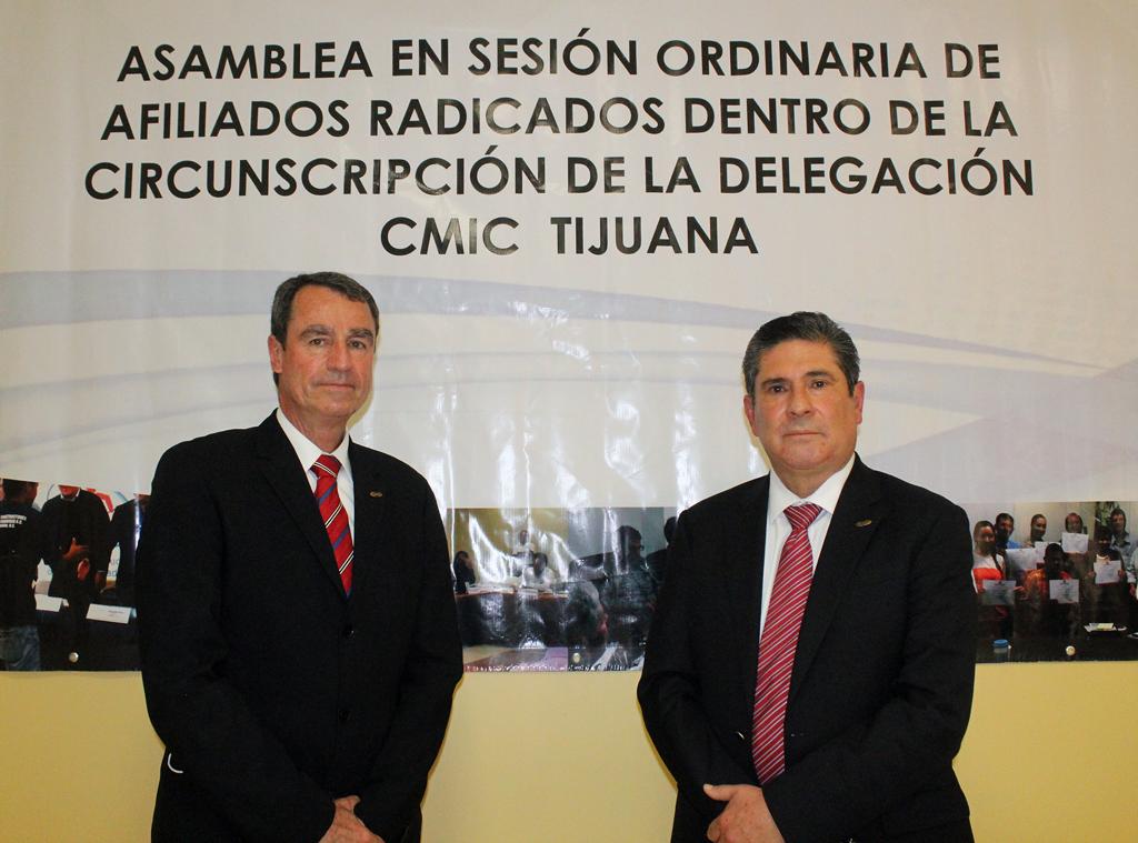 Nombran a Jesús Rincón Vargas presidente de CMIC Tijuana para el periodo 2021-2022