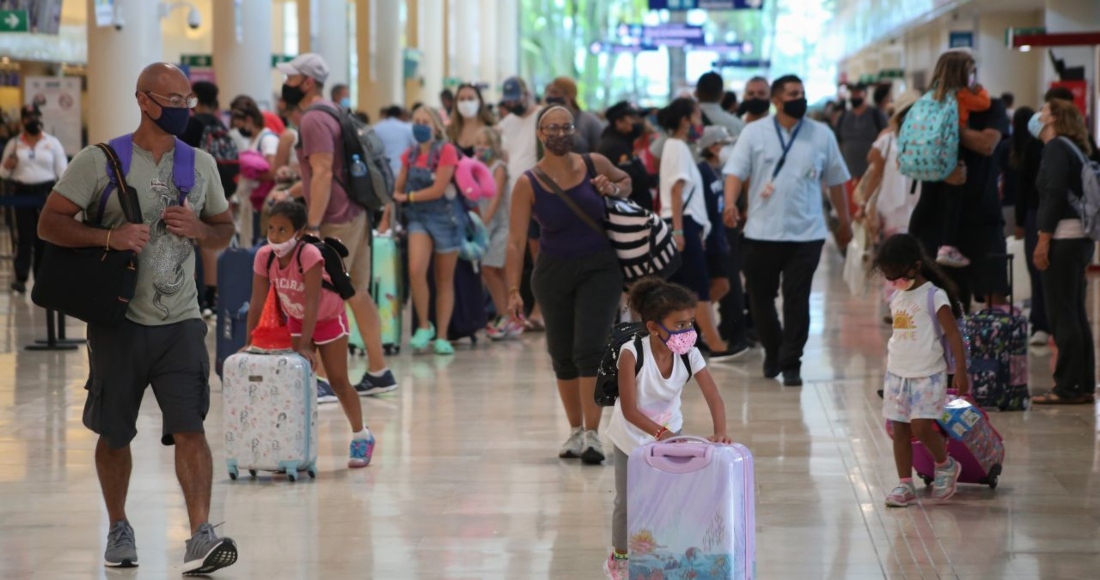 México recibió en mayo 198.5% más de turistas internacionales que en mayo 2020