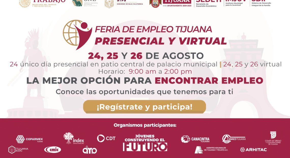 Anuncia Gobierno Municipal Feria Del Empleo Tijuana, Presencial Y Virtual